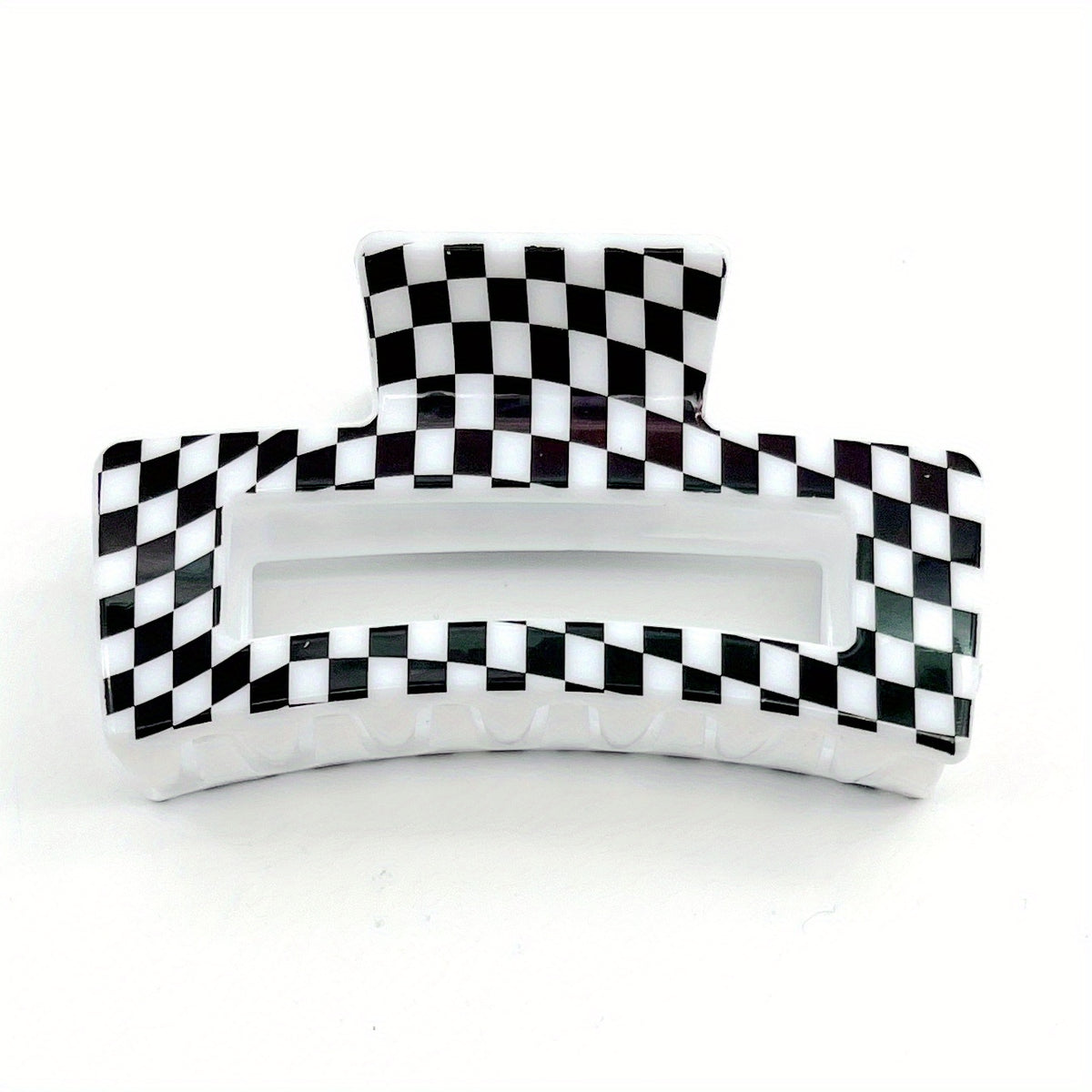 Plaid Pattern Hollow Hair Claw Shark Claw Hair Accessories