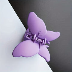 4pcs Butterfly Hair Claw Clip Jelly Banana Clip Non Slip Hair Decoration