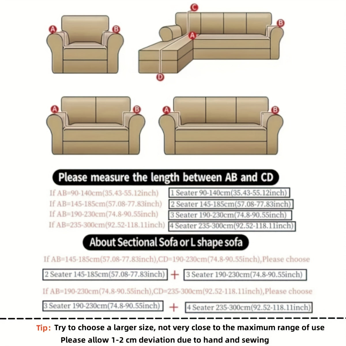 Stretch Printed Sofa Couch Cover Elastic Furniture Protector Slipcover