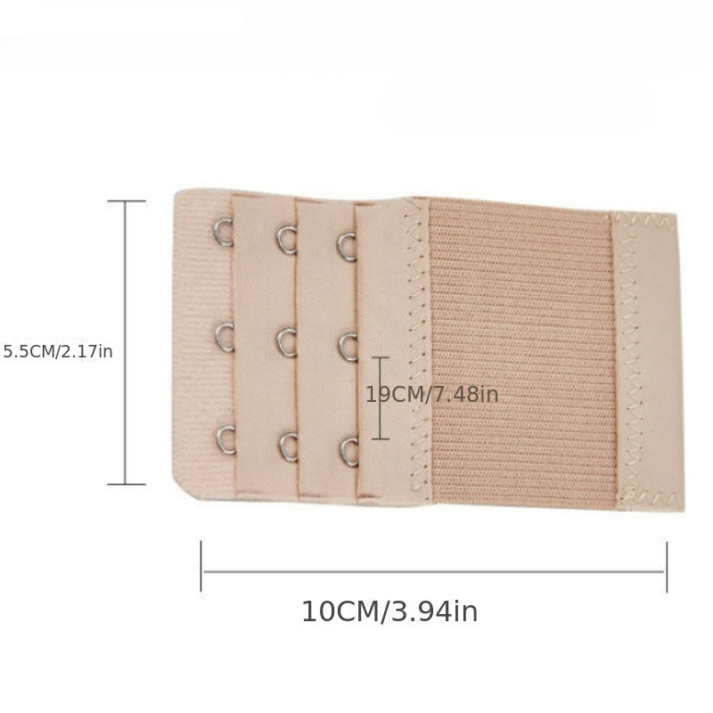 3pcs Elastic Bra Strap Extenders Comfortable Adjustable Bra Band