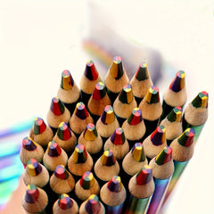 12 Rainbow Colored Pencils Set for Painting