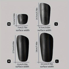 Carbon Fiber Football Shin Guards Lightweight Soccer Training Gear