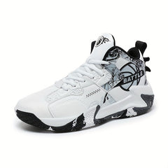 Men's High Top Basketball Shoes Soft Sole Shock Absorption