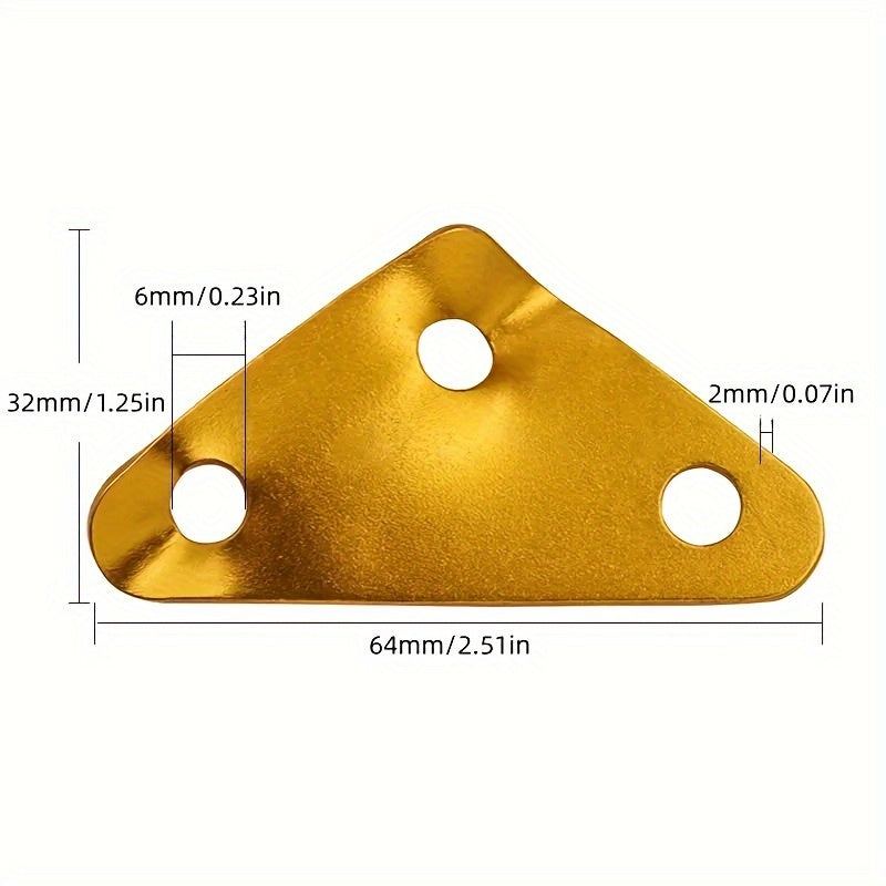 4pcs Aluminium Triangle Buckles Tent Canopy Windproof Rope Buckle
