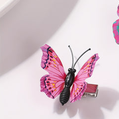 8pcs Butterfly Hair Clip Wedding Headdress Accessories