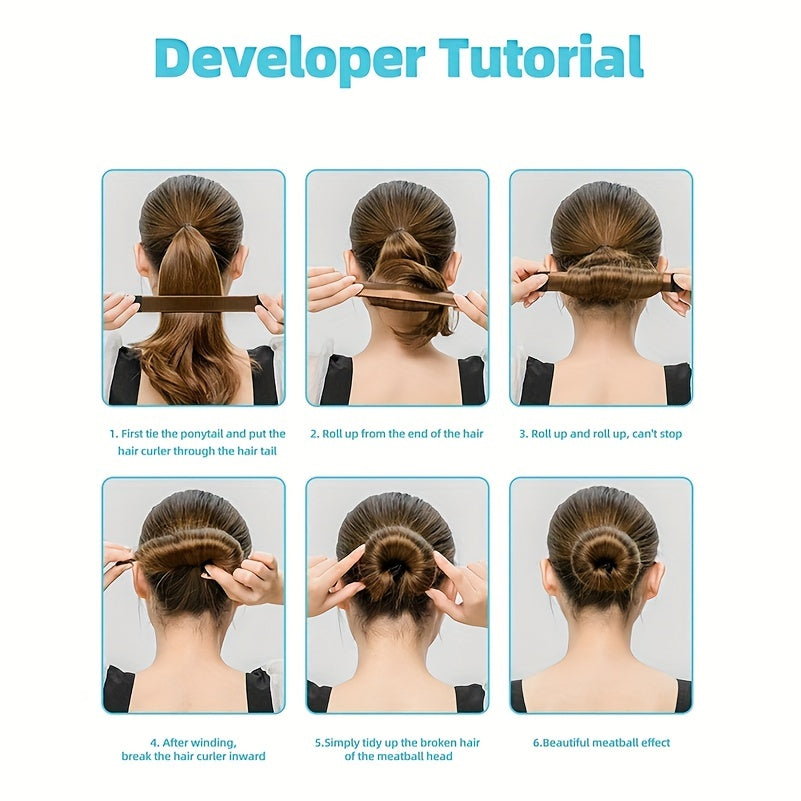 Hair Donut Bun Maker Headband Set Updo Hair Styling Tool