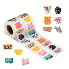 500 Positive & Motivational Stickers Waterproof Vinyl Decals