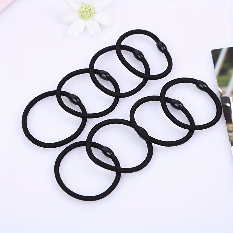 10pcs Beaded Hair Tie Elastic Ponytail Holder Hair Accessories