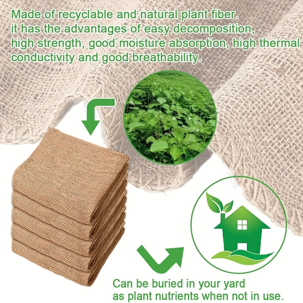Large Burlap Potato Sack Race Bags Durable Reusable for Family Games Gardening