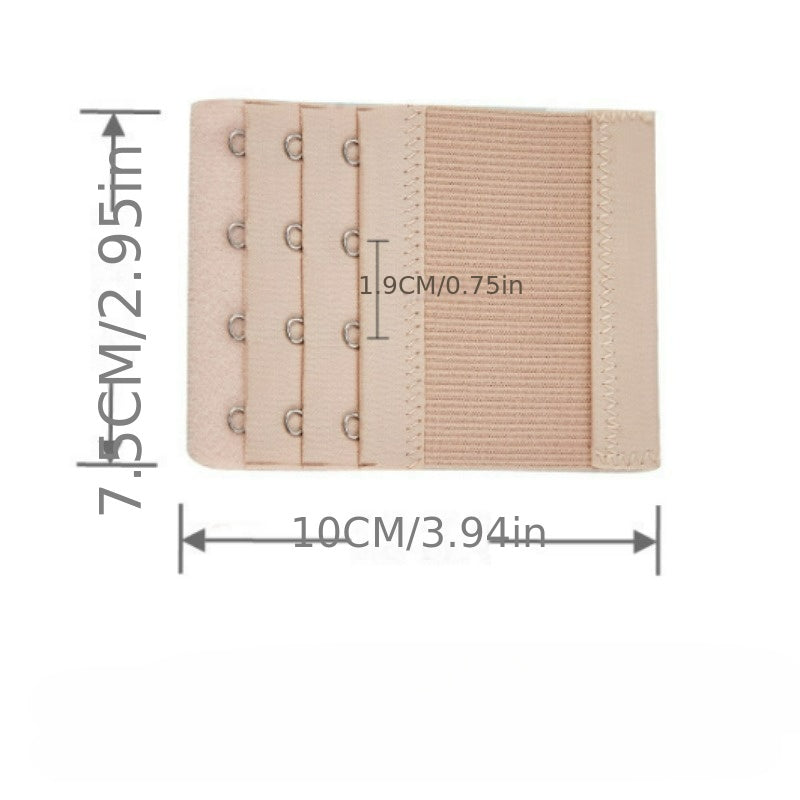 3pcs Elastic Bra Strap Extenders Comfortable Adjustable Bra Band