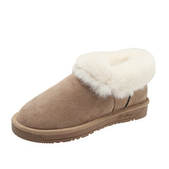 Women's Faux Fur Lined Ankle Boots Winter Snow Boots