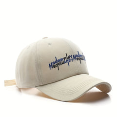 Letter Embroidery Unisex Baseball Cap Solid Dad Hats Sports