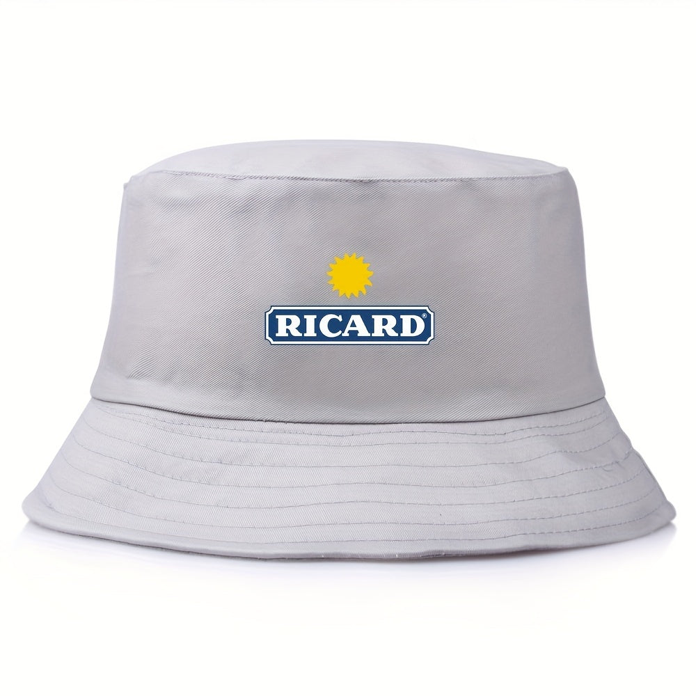 Sun Printed Bucket Hat Cotton Lightweight Sunshade Fisherman Cap