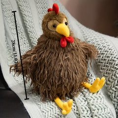 28Cm Chicken Plush Toy Rooster Shape Soft Comfortable Home Decoration Birthday