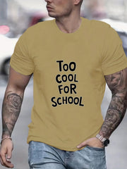Men's Graphic Crew Neck Active T shirt Casual Comfy Tees Tshirts For Summer