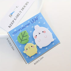 Cute Little Fat Rabbit Sticky Note Pad