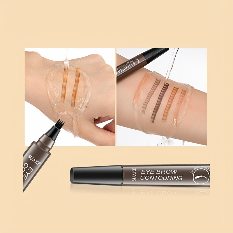 Root Clear 4 Split Eyebrow Pencil Long-lasting Waterproof Sweatproof