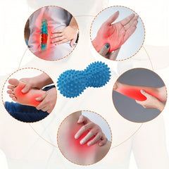 1pc Peanut & Round Massage Ball Set for Fitness & Muscle Relaxation