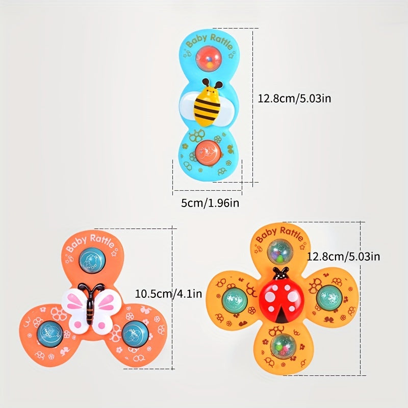 Rotating Animal Suction Cup Carousel Toy
