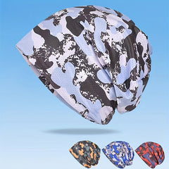 Mesh Stacking Cap Camouflage Pullover Thin Head Wrap