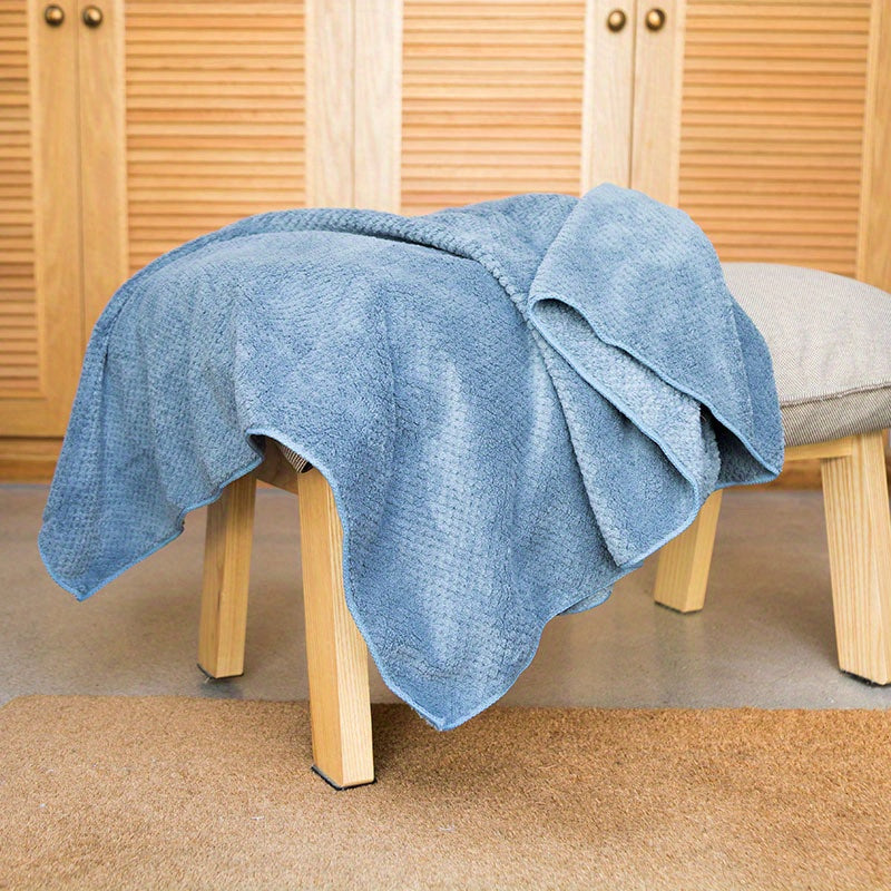 Soft Coral Fleece Bath Towel Highly Absorbent Skin-friendly Face Towel