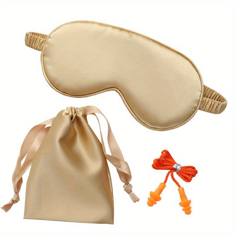 Silky Satin Eye Mask Night Mask Sleep Eyes Cover Soft Patches for Men Women