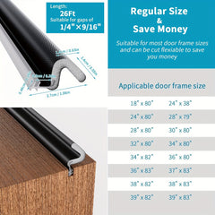 7.92m Kerf Weather Stripping Seal Strip for Doors Frame