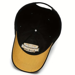 1pc Mens Baseball Cap Adjustable Size Embroidery Golf Sun Dad Hat