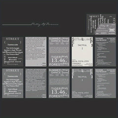 Romantic Poetry Collection Paper 20 Sheets Pack 6 Styles