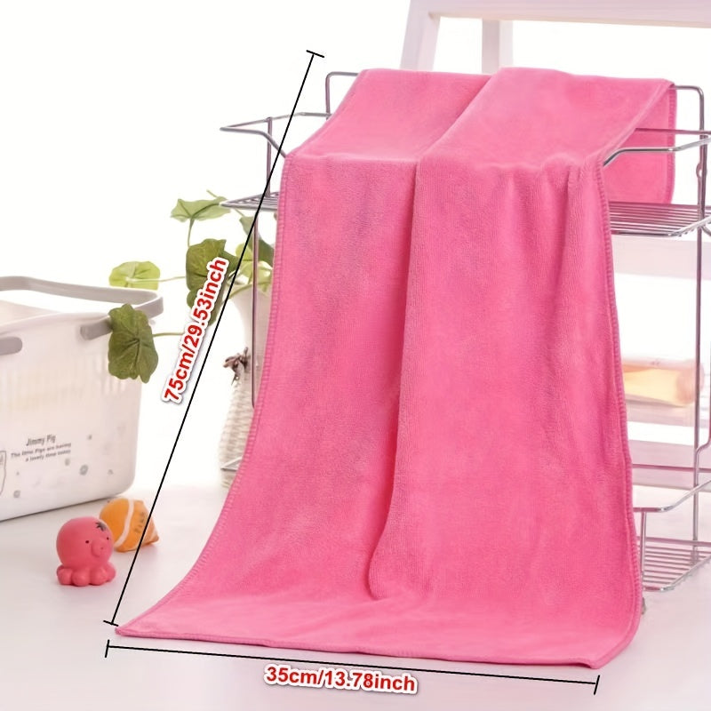 Absorbent Microfiber Hand Towel 13.78 x 29.53 Inches