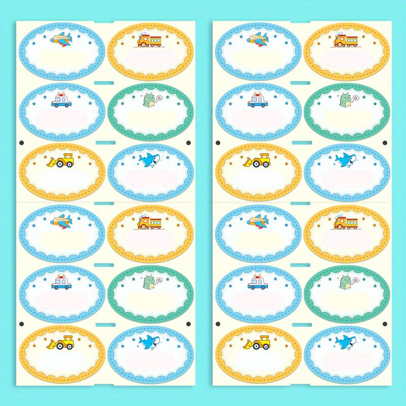 Personalized Ironing Labels for Clothes - 48pcs, Machine Washable
