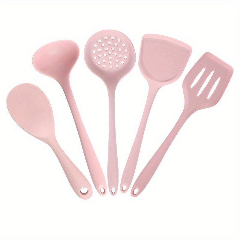 5pcs Silicone Kitchen Utensils Set - Essential Cooking Gadgets