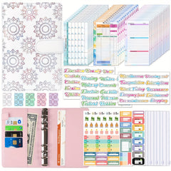 82pcs A6 Budget Binder Budget Book Week Month Planner Loose leaf Notepad