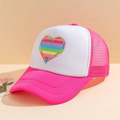 Pink Flamingo Baseball Cap Animal Pattern Hat For Women Girls