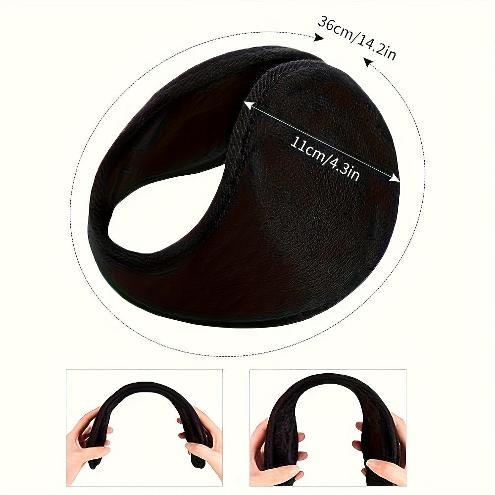 Winter Plush Earmuffs Cold Protection for Outdoor Activities