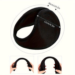 Winter Plush Earmuffs Cold Protection for Outdoor Activities