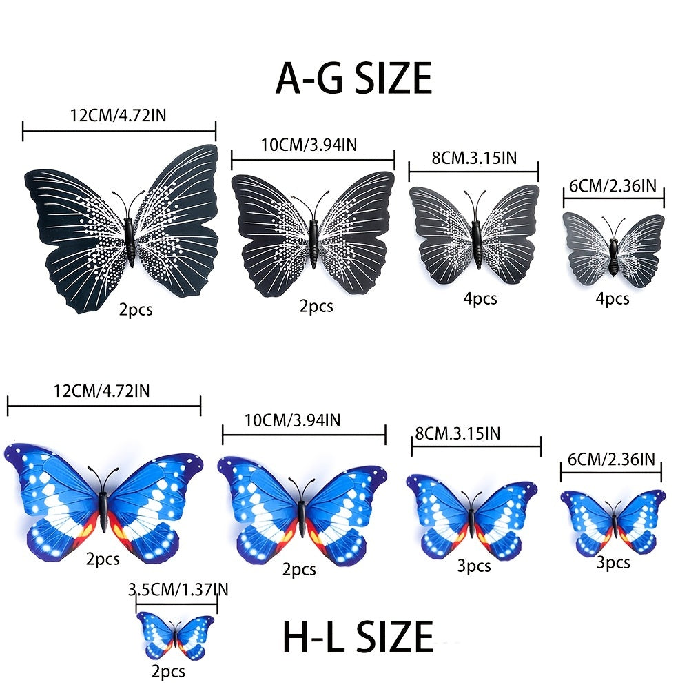 12pcs Butterfly Wedding Hairpins DIY Gift Hair Clip Hair Accessories