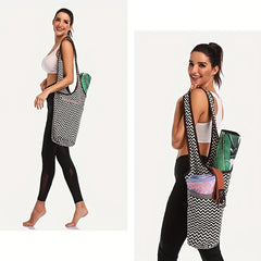 One Shoulder Yoga Storage Bag Portable Fitness Canvas Bag
