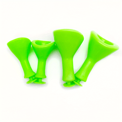 4pcs Green Ogre Ears Shoe Charms For Crocs Boys Girls Party Decorations