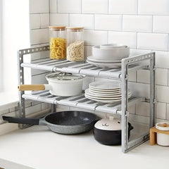 1pc Stainless Steel Storage Rack Shoe Rack Cabinet Holder Home Closet Organizer