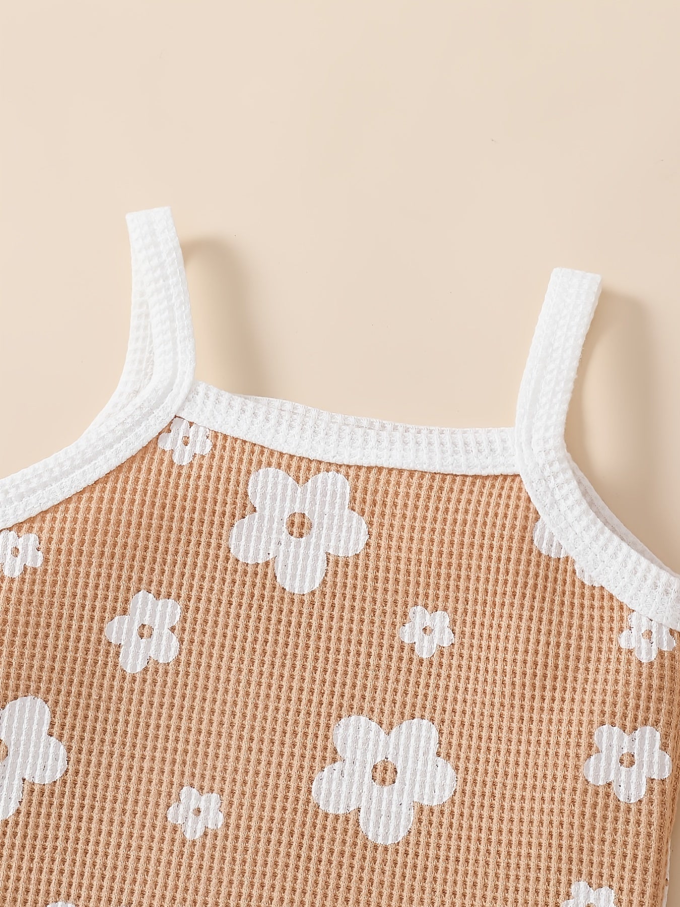 3pcs Baby Girls Floral Onesie & Shorts Set