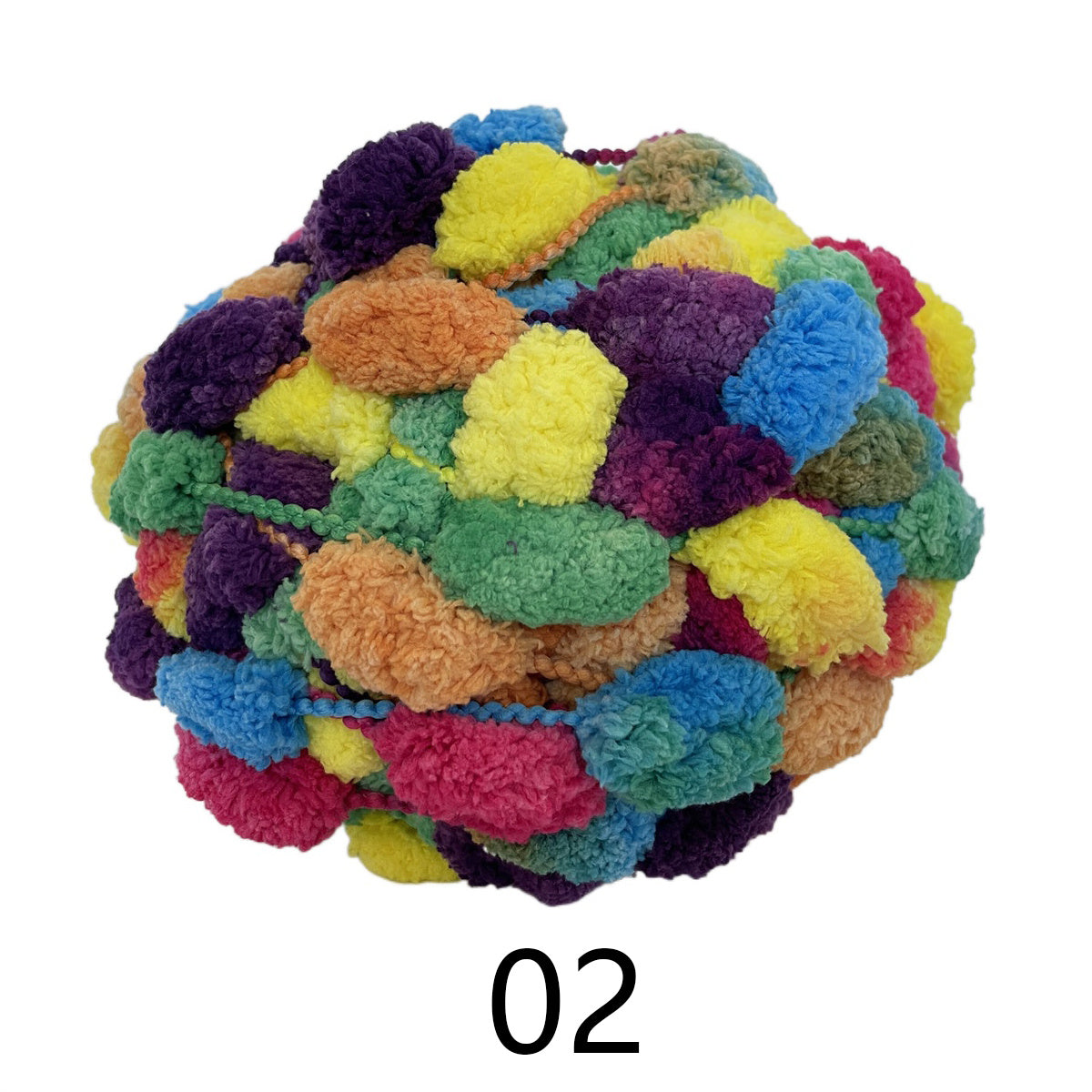 125g Chunky Melange Yarn Big Acrylic Yarn 24m DIY Seatpad Rag Blanket Yarn