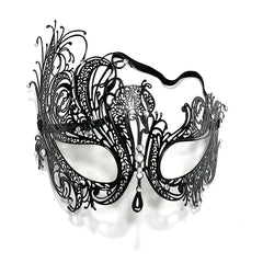 Rhinestone Venetian Masquerade Mask for Women