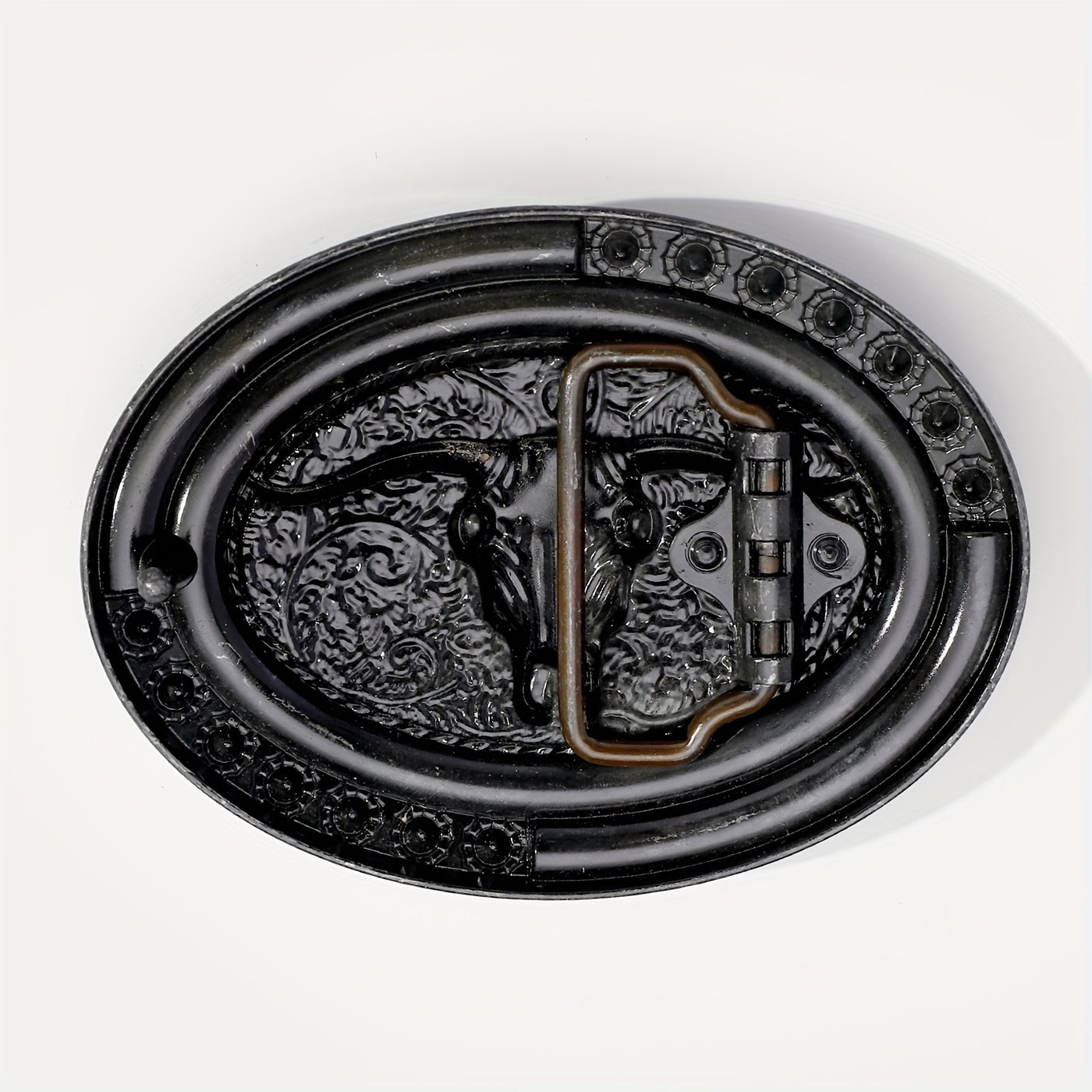 Boho Bull Head Belt Buckle Women Men Western Cowgirl Leather Waistband DIY