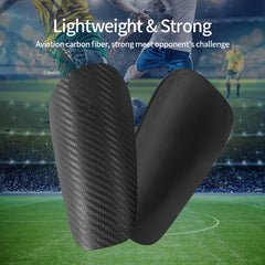 Carbon Fiber Football Shin Guards Lightweight Soccer Training Gear