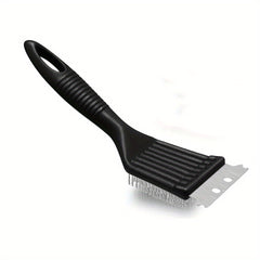 Stainless Steel Barbecue Brush and Scraper - Heavy Duty BBQ Cleaning Accessory