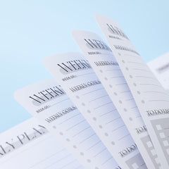 Undated Weekly Planner Notebook with Goal To-Do List