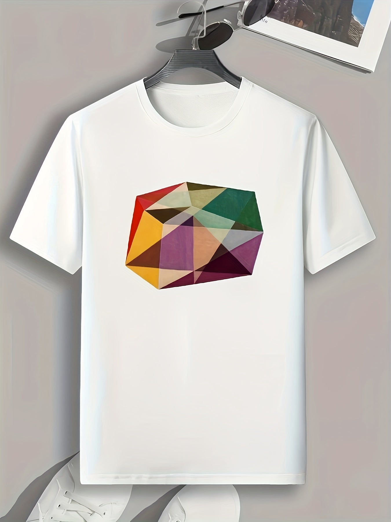 Art Pattern Print Men's Comfy Sports T-shirt Graphic Tee