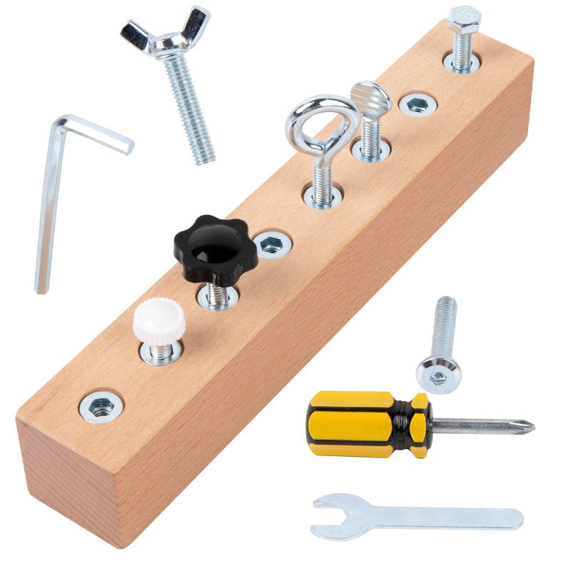 Kids' Life Skills Toy Screwdriver Busy Board