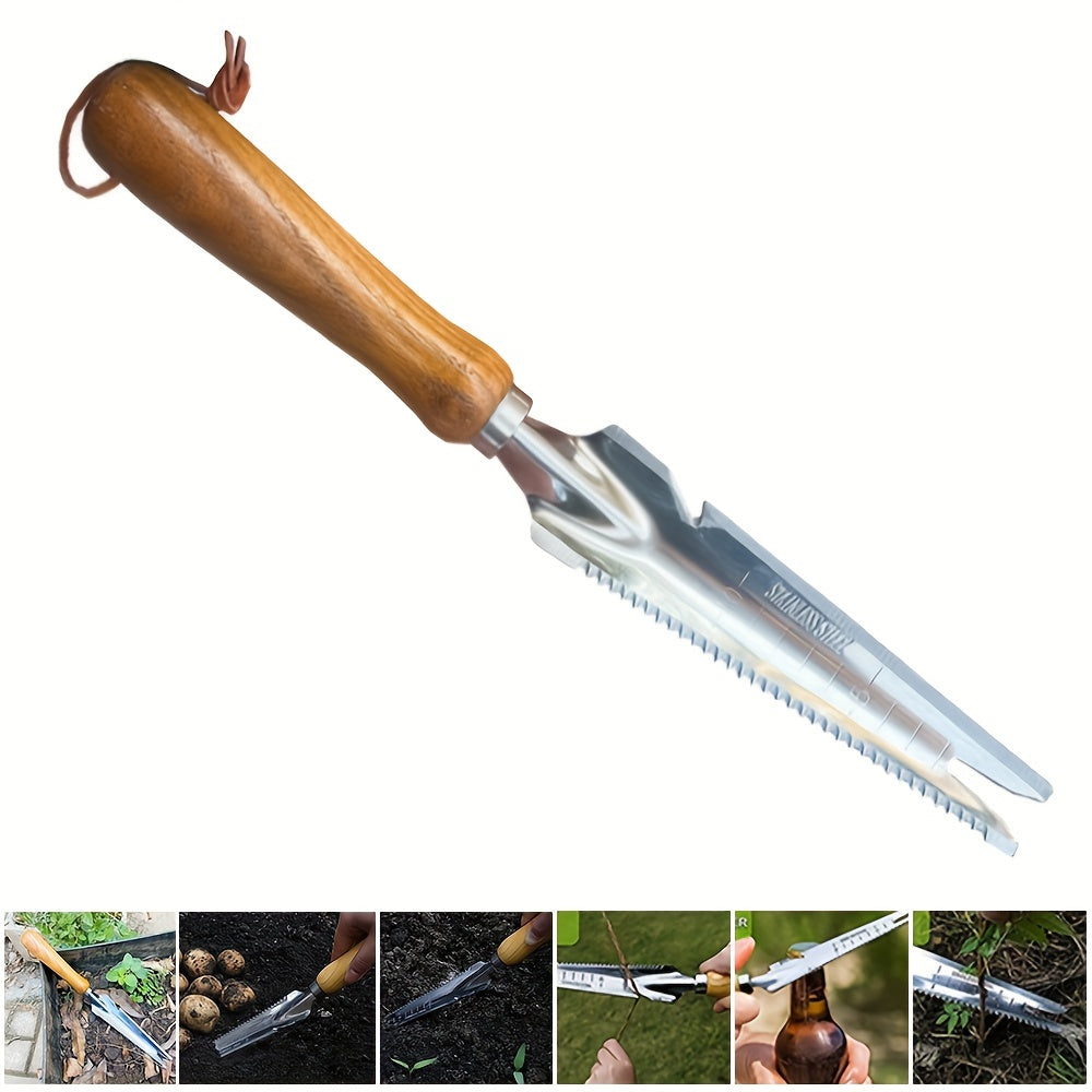 Hand Weeder Puller Dandelion Fork Weeding Tool Root Digging